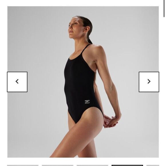 Women's Solid Flyback Training One Piece Black Endurance+ 14/40 - Picture 1 of 7